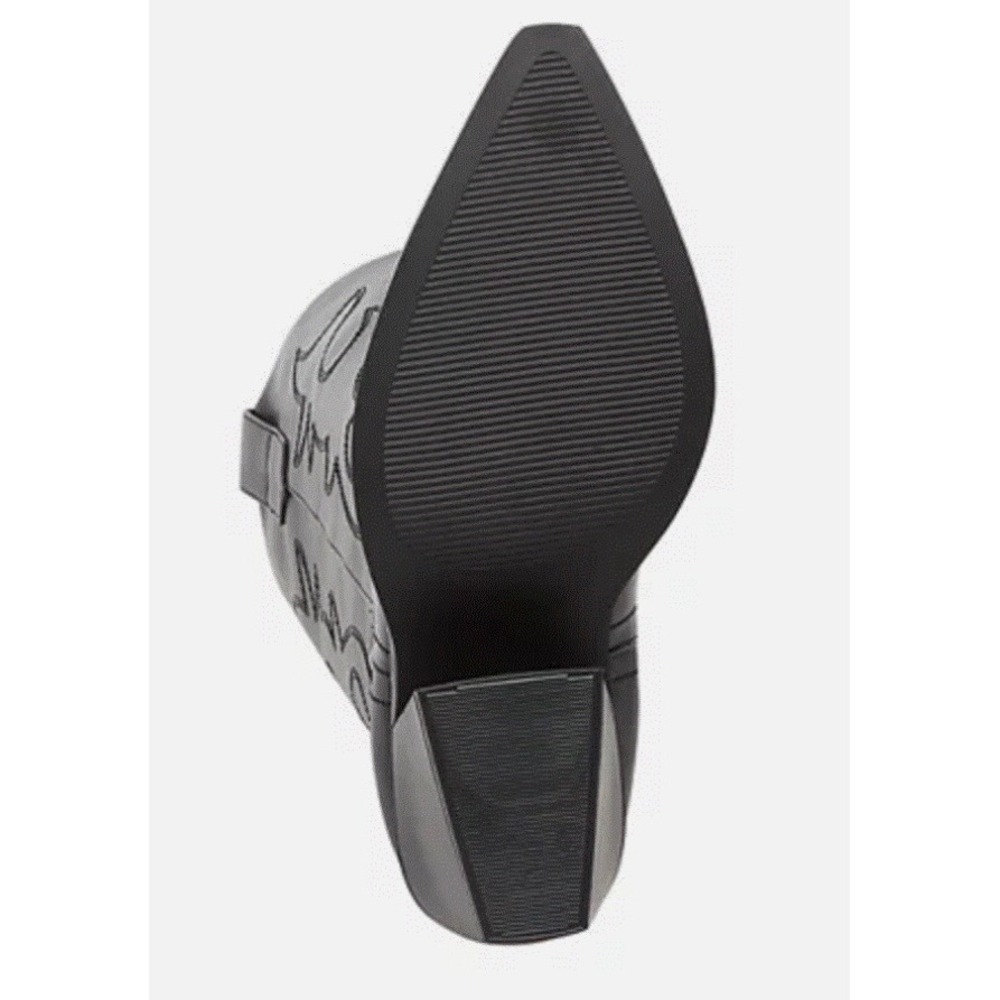 Madden NYC Women's Black‎ Slip-on Pointed Toe Comfort Tall
Western Boots: 6 NWOT - Picture 6 of 10